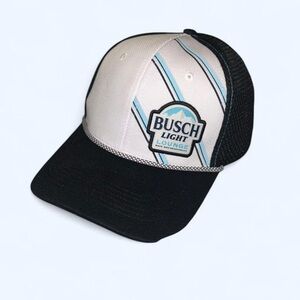 Busch Light Lounge Race Day NASCAR Hat – Blue/White/Black